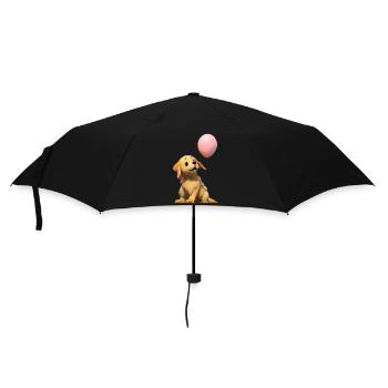 Puppy Golden Retriever Dog Owner Dogs - Umbrella (small) - black - Front