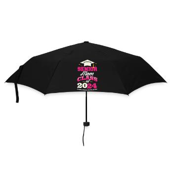 Senior Mom Class of 2024 Proud Mama Funny - Umbrella (small) - black - Front