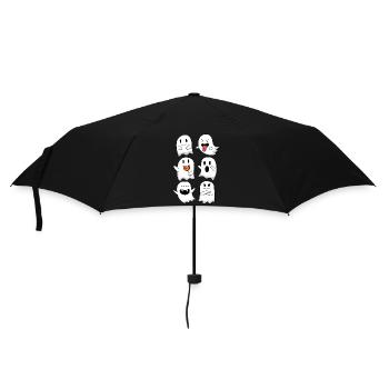 Ghosts Witching Hour Haunted Halloween Ghosts - Umbrella (small) - black - Front