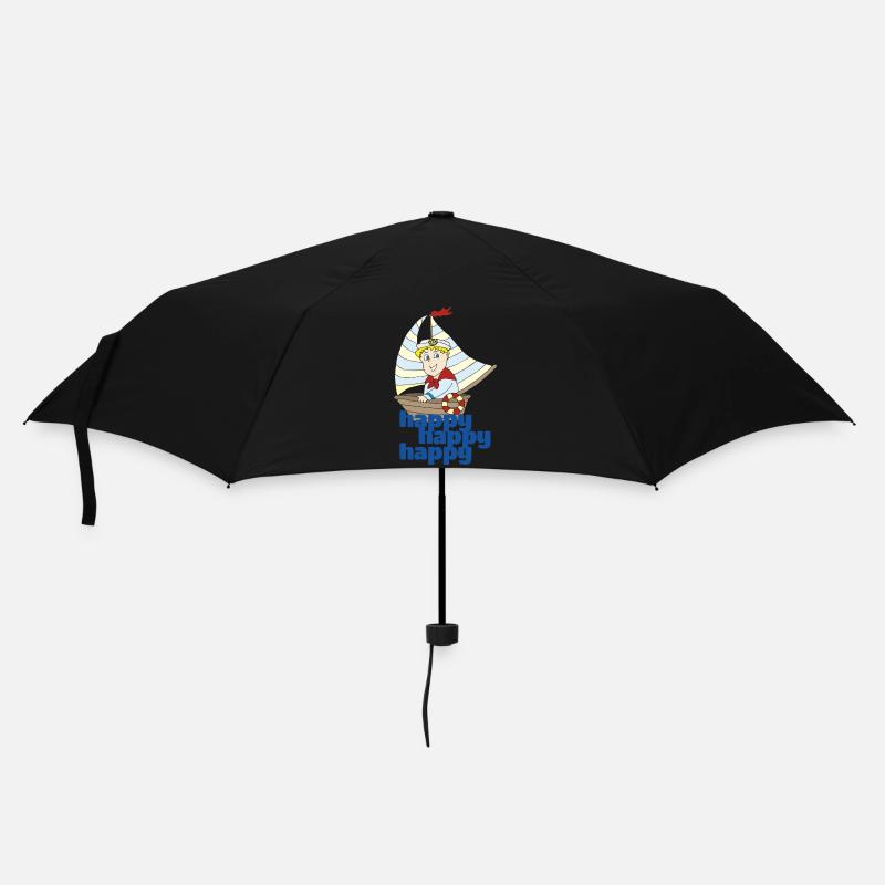Captain Happy - Umbrella (small) - black