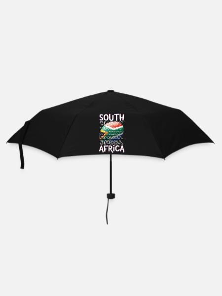 Rugby South Africa Südafrika Rugby Fan - Regenschirm (klein) - Schwarz