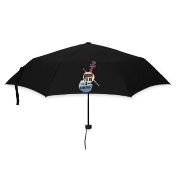 Born To Be A Violinist Violin Orchestra - Umbrella (small) - black - Front
