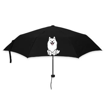 Samoyède - Parapluie standard - noir - Devant