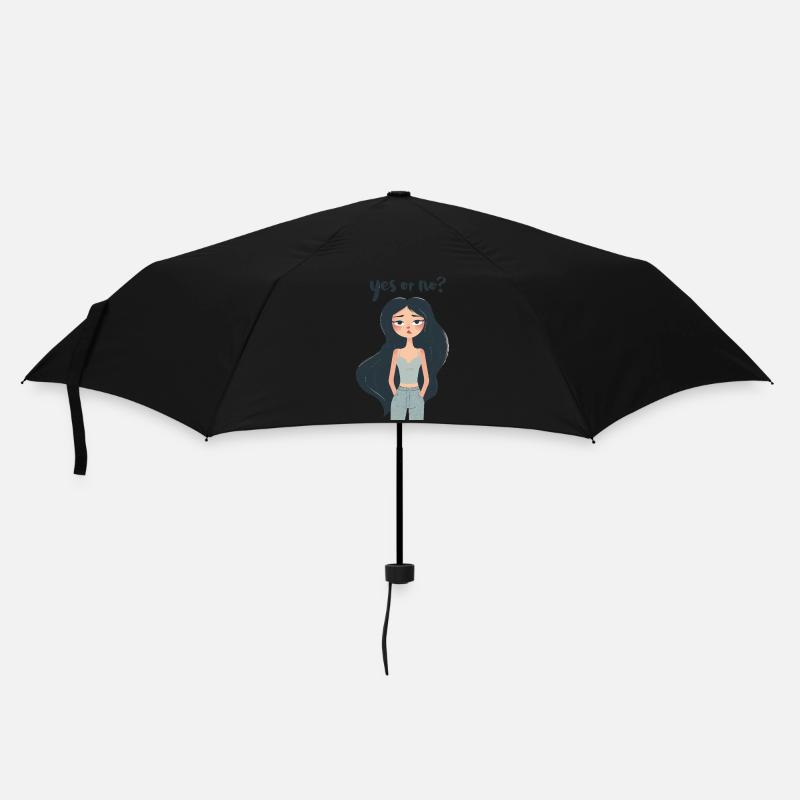 Yes or No? - Umbrella (small) - black