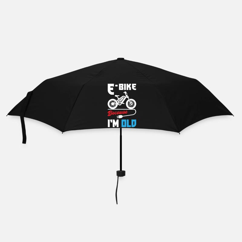 Vélo électrique parce que je suis vieux - Parapluie standard - noir