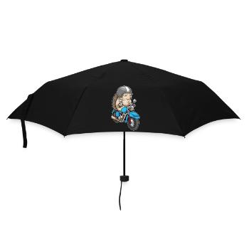 Hedgehog Motorcycle - Umbrella (small) - black - Front