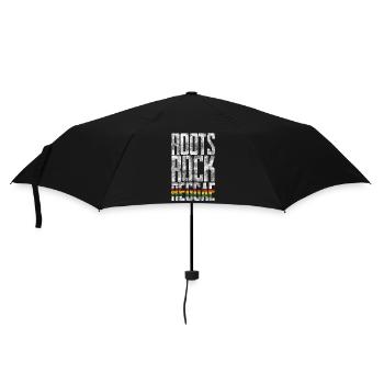 Drapeau Roots Rock Reggae - Parapluie standard - noir - Devant