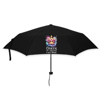 Reine de tout avec de l’attitude et du style - Parapluie standard - noir - Devant