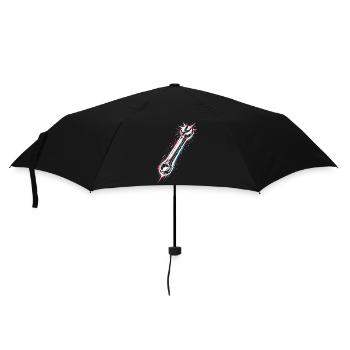 Wrench Tool Mechanic Design - Umbrella (small) - black - Front