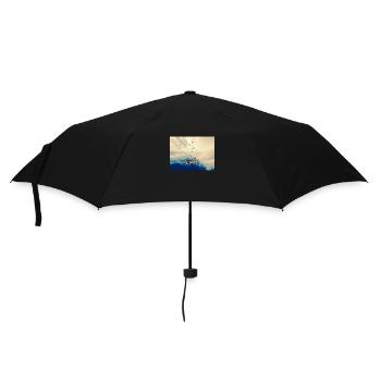 No War but Poem - Umbrella (small) - black - Front