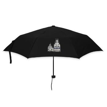 Town Hall Münster c - Umbrella (small) - black - Front