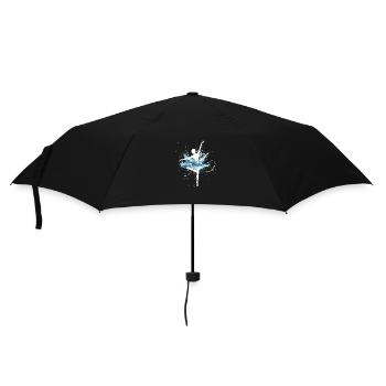 Ballerina with a water skirt - Umbrella (small) - black - Front