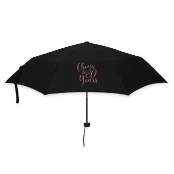 Prost zum 80-jährigen Jubiläum des 80. Geburtstags - Regenschirm (klein) - Schwarz - Vorne