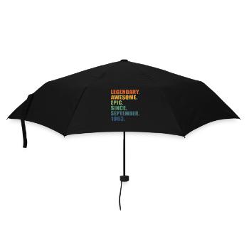 60e anniversaire, septembre 1963, 60e anniversaire - Parapluie standard - noir - Devant