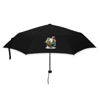 The miniature forest - Umbrella (small) - black - Front