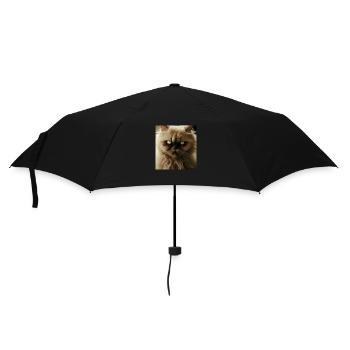 Persian cat Negan as a vampire - Umbrella (small) - black - Front