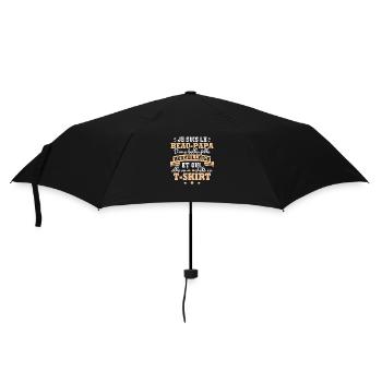 Beau papa d une belle fille merveilleuse - Parapluie standard - noir - Devant