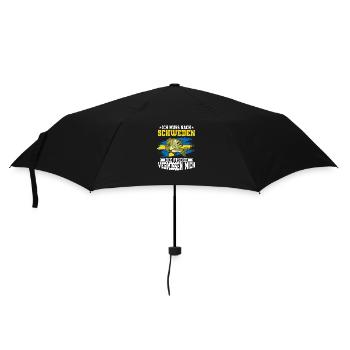 Ich Muss Nach Schweden Die Fische Vermissen Mich - Regenschirm (klein) - Schwarz - Vorne
