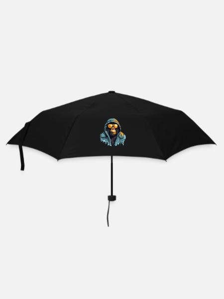 Street style mountain gorilla | Gorilla lovers - Umbrella (small) - black