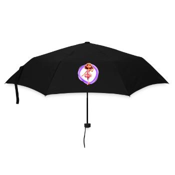 Ballet girl purple - Umbrella (small) - black - Front