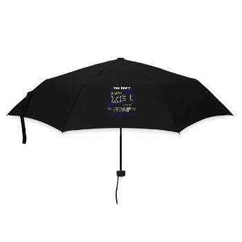funny bowling gift idea christiangolf - Regenschirm (klein) - Schwarz - Vorne