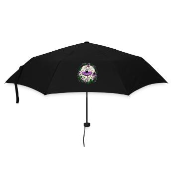 Cute Ballerina Kitty - Umbrella (small) - black - Front