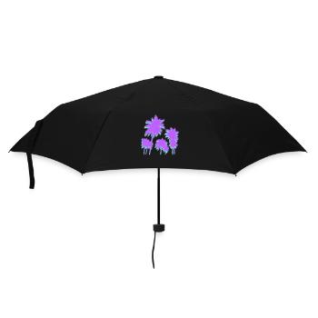 palmen - Regenschirm (klein) - Schwarz - Vorne