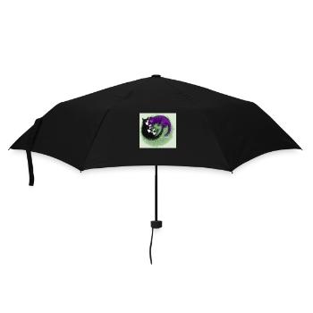 Ying Yang Chats - Parapluie standard - noir - Devant
