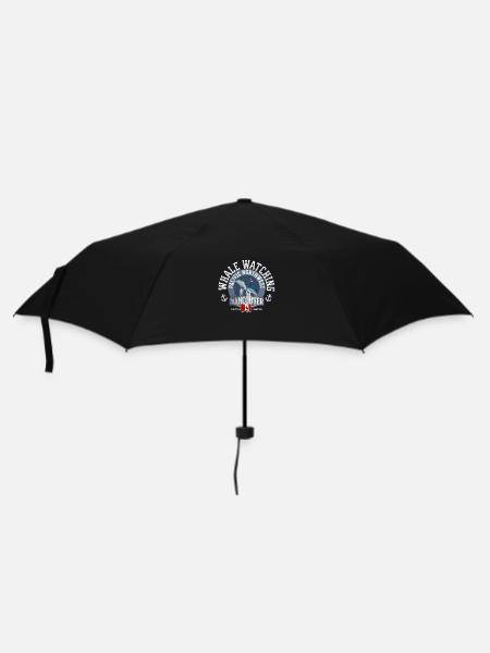 Walbeobachtung im pazifischen Nordwesten 2 - Regenschirm (klein) - Schwarz