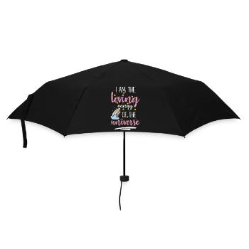 Astronaute planète soleil cosmos - Parapluie standard - noir - Devant