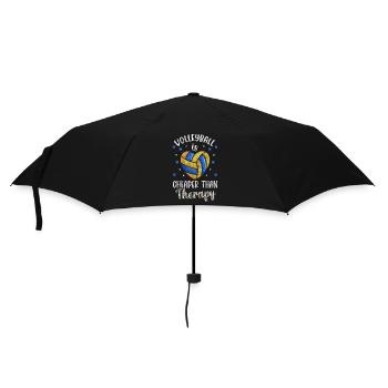 Jeu de volley-ball Plage - Parapluie standard - noir - Devant