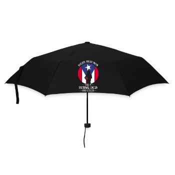 Puerto Rico | Puerto Ricaner Flagge Geschenkideen - Regenschirm (klein) - Schwarz - Vorne