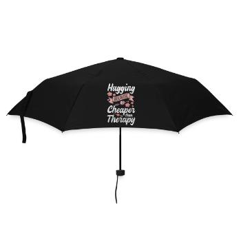 Love Closeness Cuddly Tenderness - Umbrella (small) - black - Front