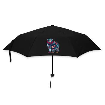 Russische Tradition Weihnachten - Regenschirm (klein) - Schwarz - Vorne