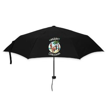 Weihnachten im Juli - Regenschirm (klein) - Schwarz - Vorne
