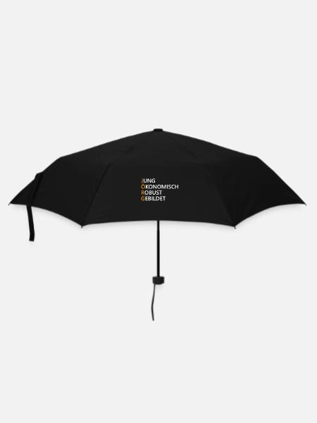 Jörg Name Geschenk - Regenschirm (klein) - Schwarz