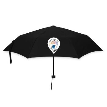 Buchwoche Freund der Bücher - Regenschirm (klein) - Schwarz - Vorne