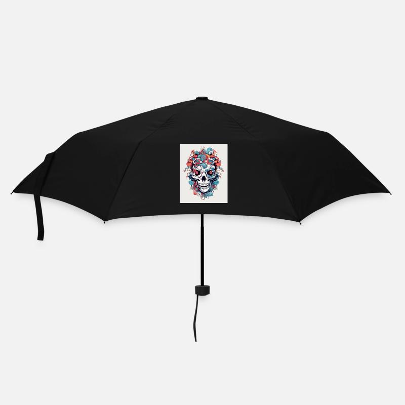 os coloré - Parapluie standard - noir