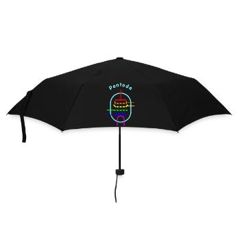 Rainbow Pentode - Vacuum Tube Symbol - Umbrella (small) - black - Front