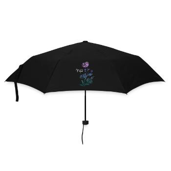 Natur - Regenschirm (klein) - Schwarz - Vorne