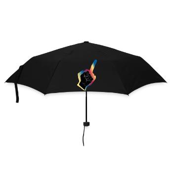 Aura de poing noir - Parapluie standard - noir - Devant