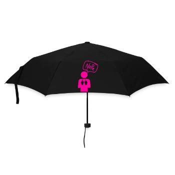 Nope - Regenschirm (klein) - Schwarz - Vorne