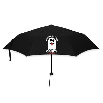 Donnez-moi tous vos bonbons - pas de police - Parapluie standard - noir - Devant