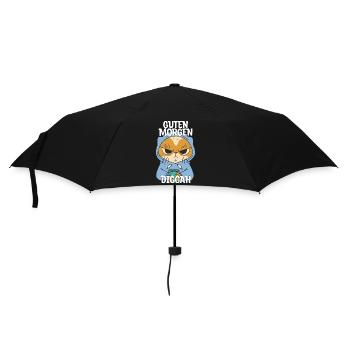 Guten Morgen Diggah Geschenk - Regenschirm (klein) - Schwarz - Vorne