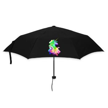 Unicorn Mythical Animal Girl Unicorns Unicorn - Umbrella (small) - black - Front