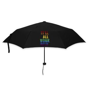 It'll All Work Out - Umbrella (small) - black - Front