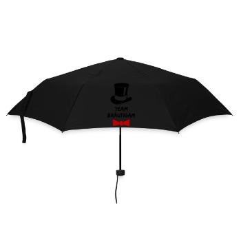 team bräutigam 02 - Regenschirm (klein) - Schwarz - Vorne