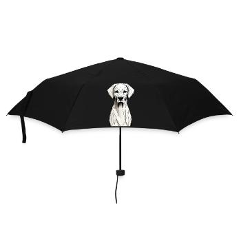 Dog - Umbrella (small) - black - Front