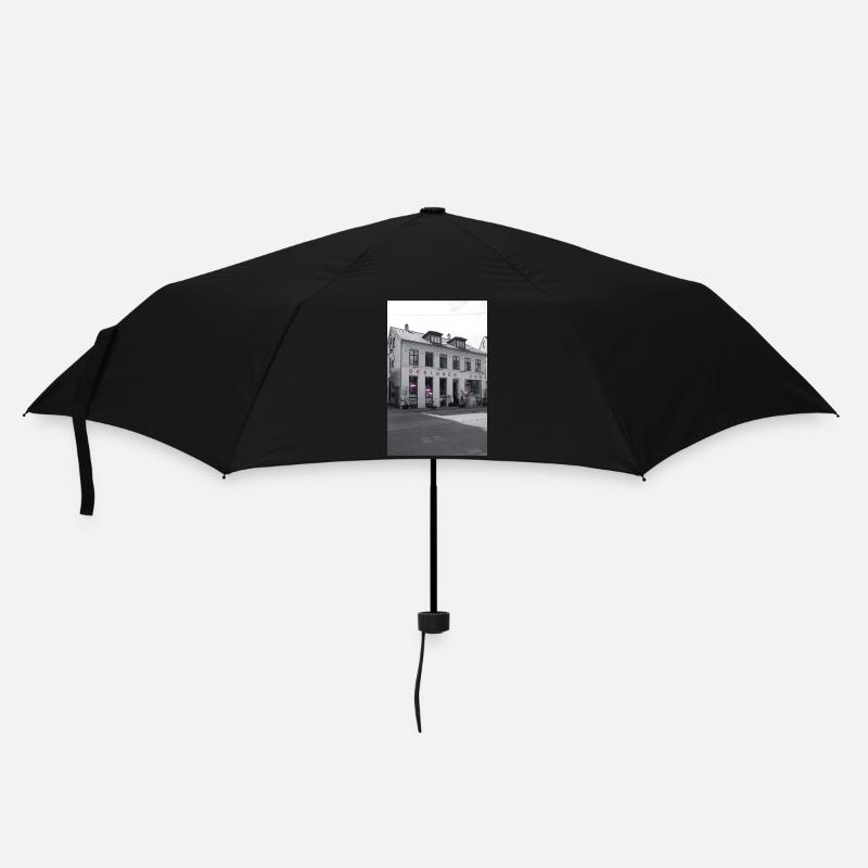 Kopenhagen - Regenschirm (klein) - Schwarz