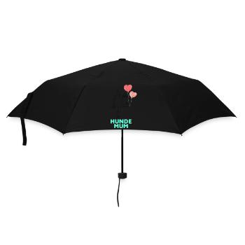 Mum and Dog Love - Regenschirm (klein) - Schwarz - Vorne